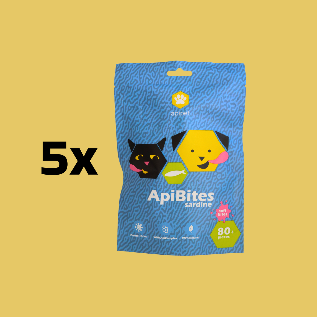 ApiBites Sardina - 5x paket (uštedi 10%)
