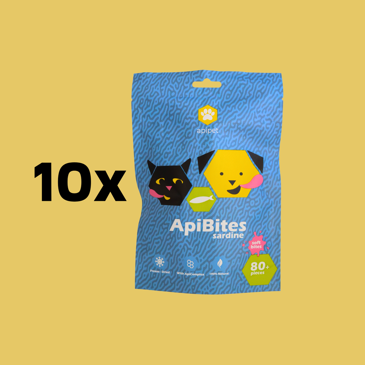 ApiBites Sardina - 10x paket (8+2 GRATIS)